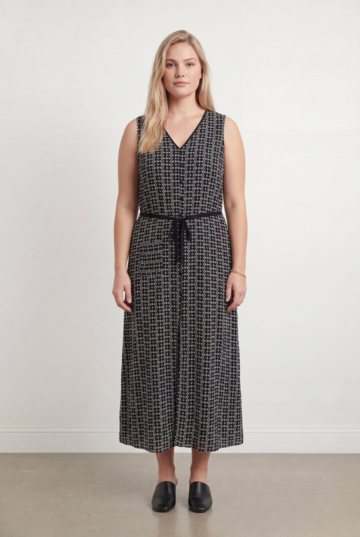 Robe Longue Noire et Blanche - Taille XL/42 de la marque I.Code | PARAD116977 - Vendu par Paradigme - Image 1