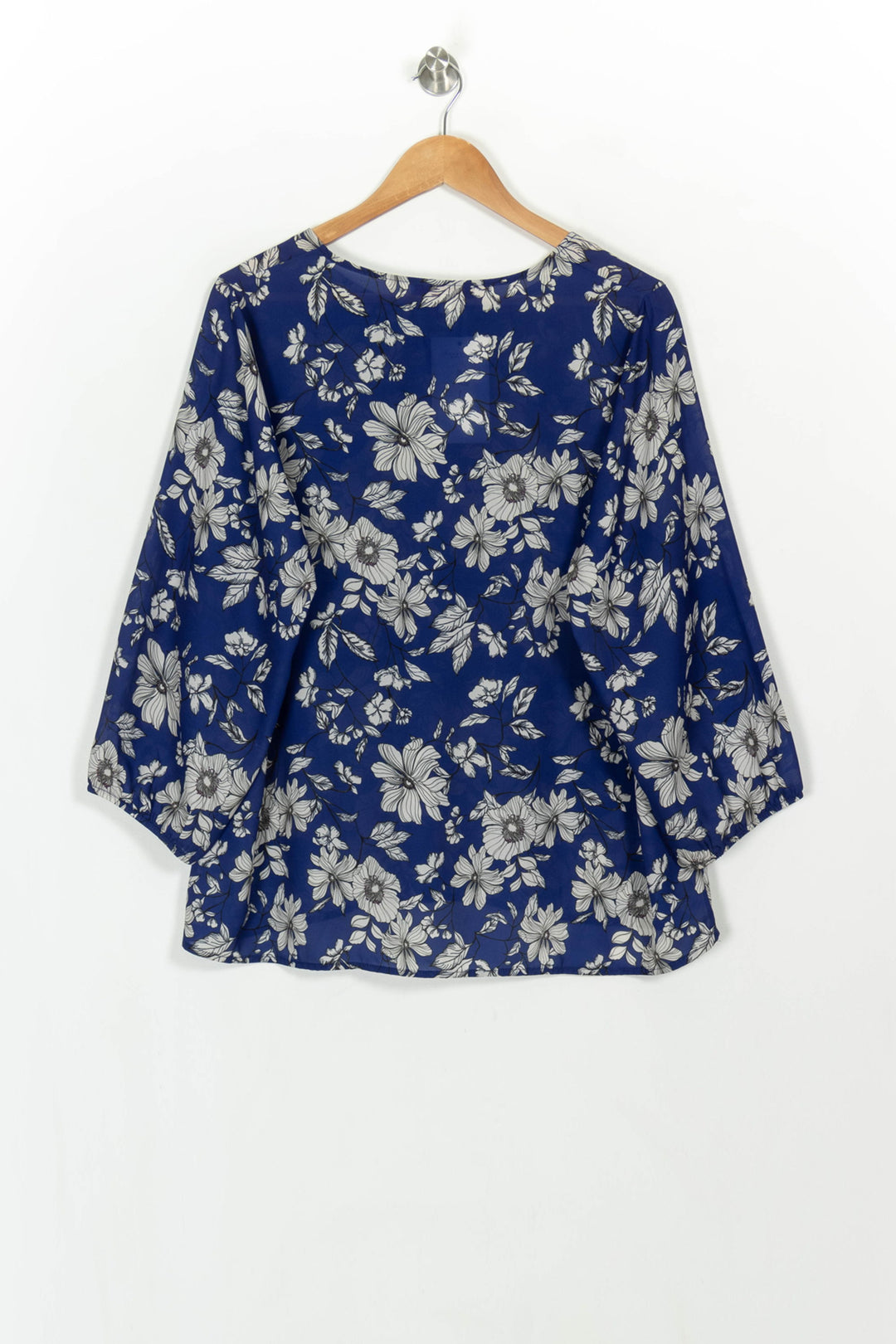 Blouse Bleue et Blanche - Taille L/40 de la marque La Fée Maraboutée | PARAD116980 - Vendu par Paradigme - Image 5