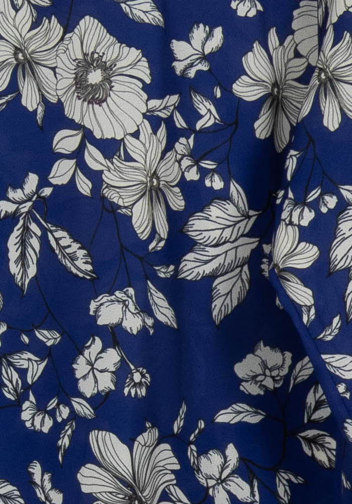 Blouse Bleue et Blanche - Taille L/40 de la marque La Fée Maraboutée | PARAD116980 - Vendu par Paradigme - Image 3