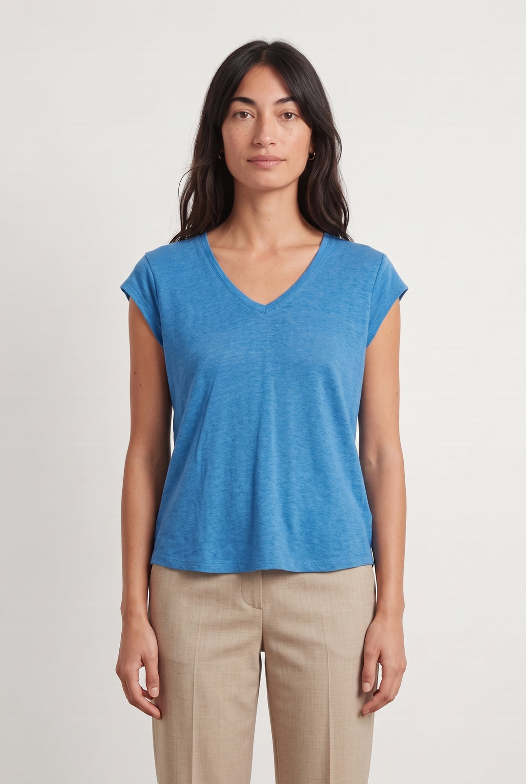 Tee-shirt Bleu - Taille M/38 de la marque La Fée Maraboutée | PARAD116983 - Vendu par Paradigme - Image 1