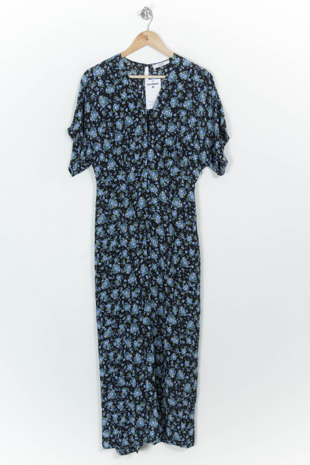 Combinaison Fleurie Bleue et Noire - Taille M/38 de la marque ZAPA | PARAD116987 - Vendu par Paradigme - Image 2