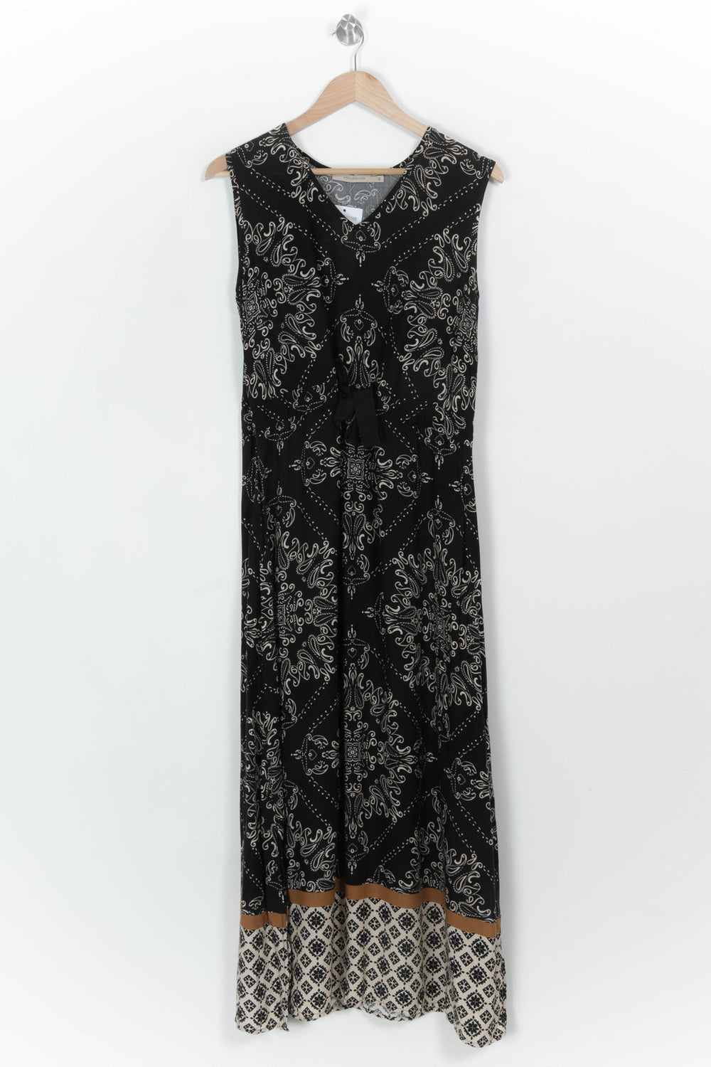 Robe Longue Noire et Blanche - Taille L/40 de la marque La Fée Maraboutée | PARAD116988 - Vendu par Paradigme - Image 2