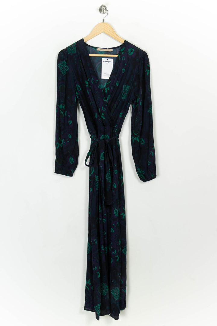 Robe Longue Bleue et Verte - Taille XL/42 de la marque La Fée Maraboutée | PARAD116989 - Vendu par Paradigme - Image 2
