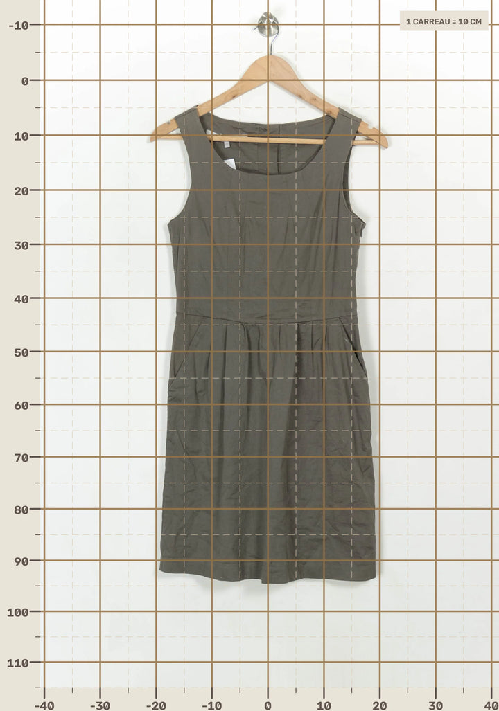 Robe Verte - Taille M/38 de la marque La Fée Maraboutée | PARAD116994 - Vendu par Paradigme - Image 4