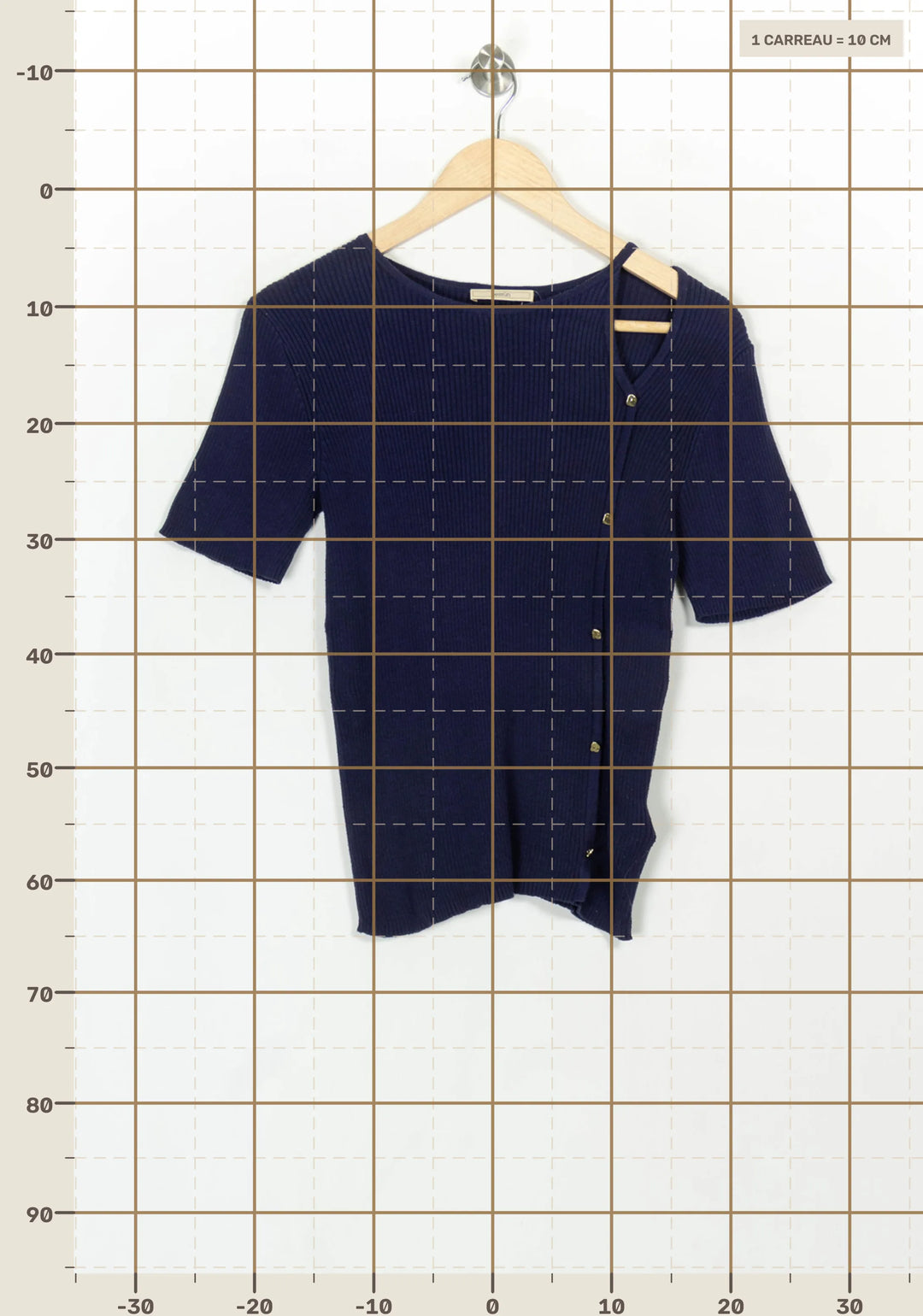 Pull Bleu - Taille M/38 de la marque Sessùn | PARAD116995 - Vendu par Paradigme - Image 4