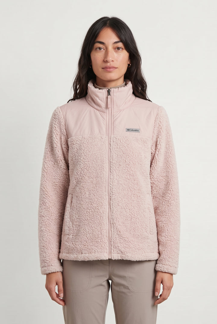 Veste Polaire Rose - Taille M/38 de la marque Columbia | PARAD116996 - Vendu par Paradigme - Image 1