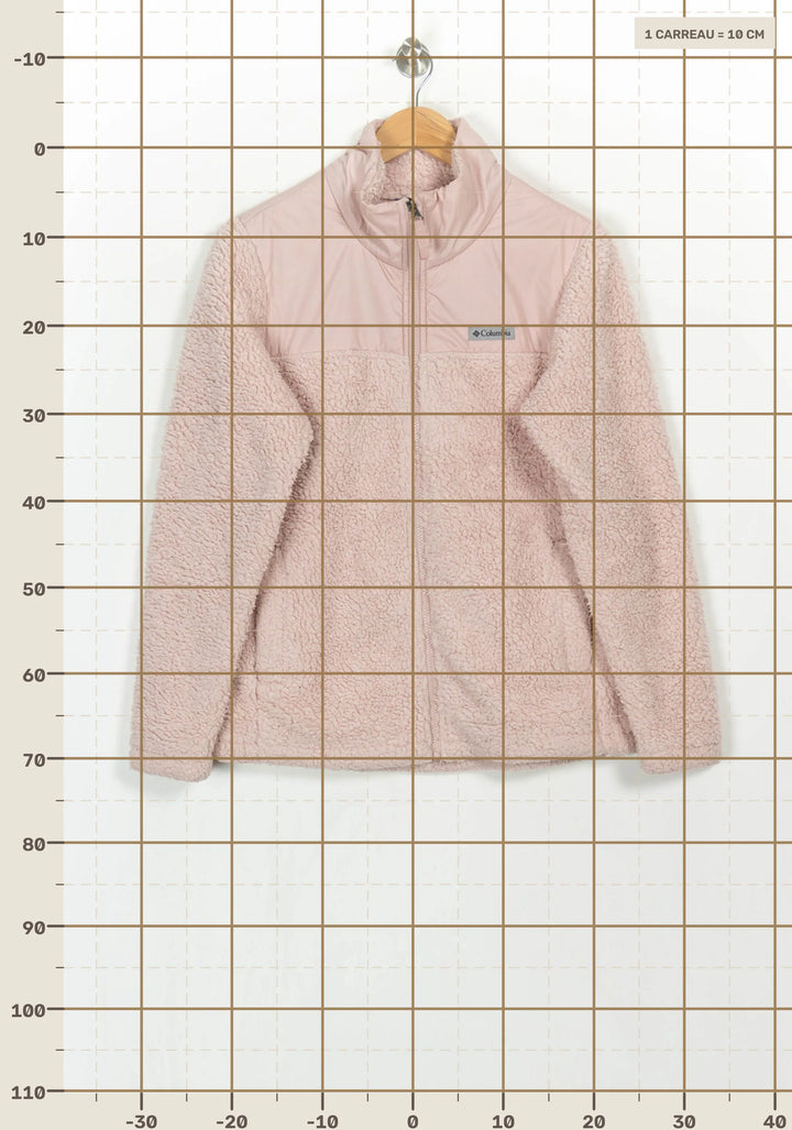Veste Polaire Rose - Taille M/38 de la marque Columbia | PARAD116996 - Vendu par Paradigme - Image 4