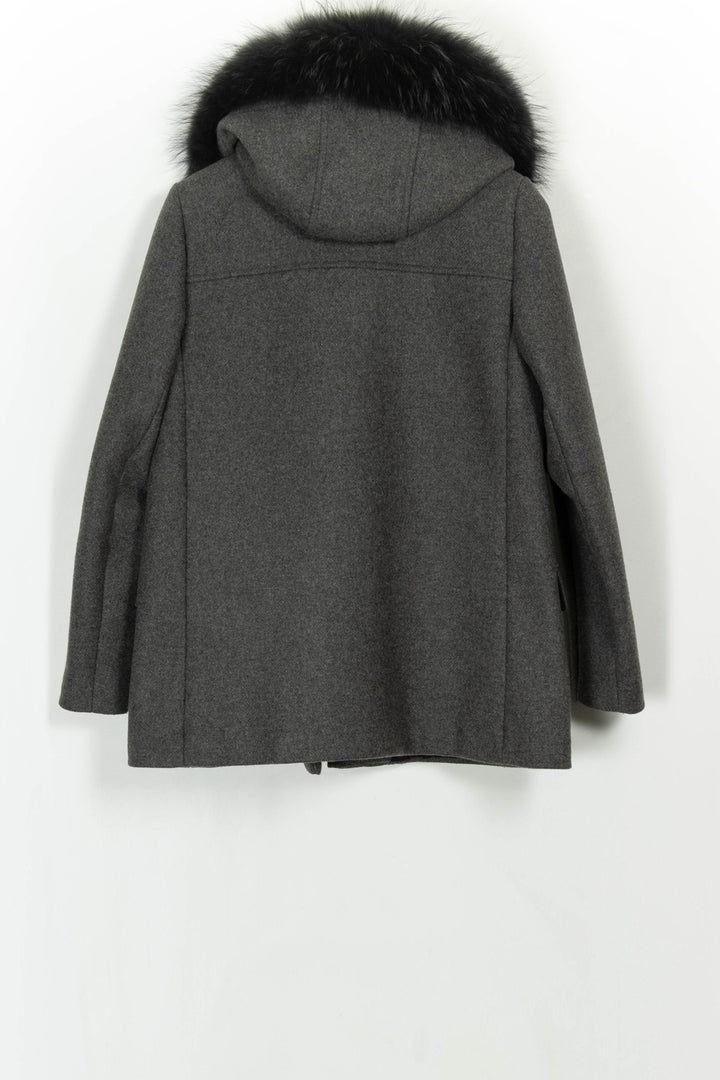 Parka Grise et Noire - Taille M/38 de la marque ZAPA | PARAD116998 - Vendu par Paradigme - Image 5