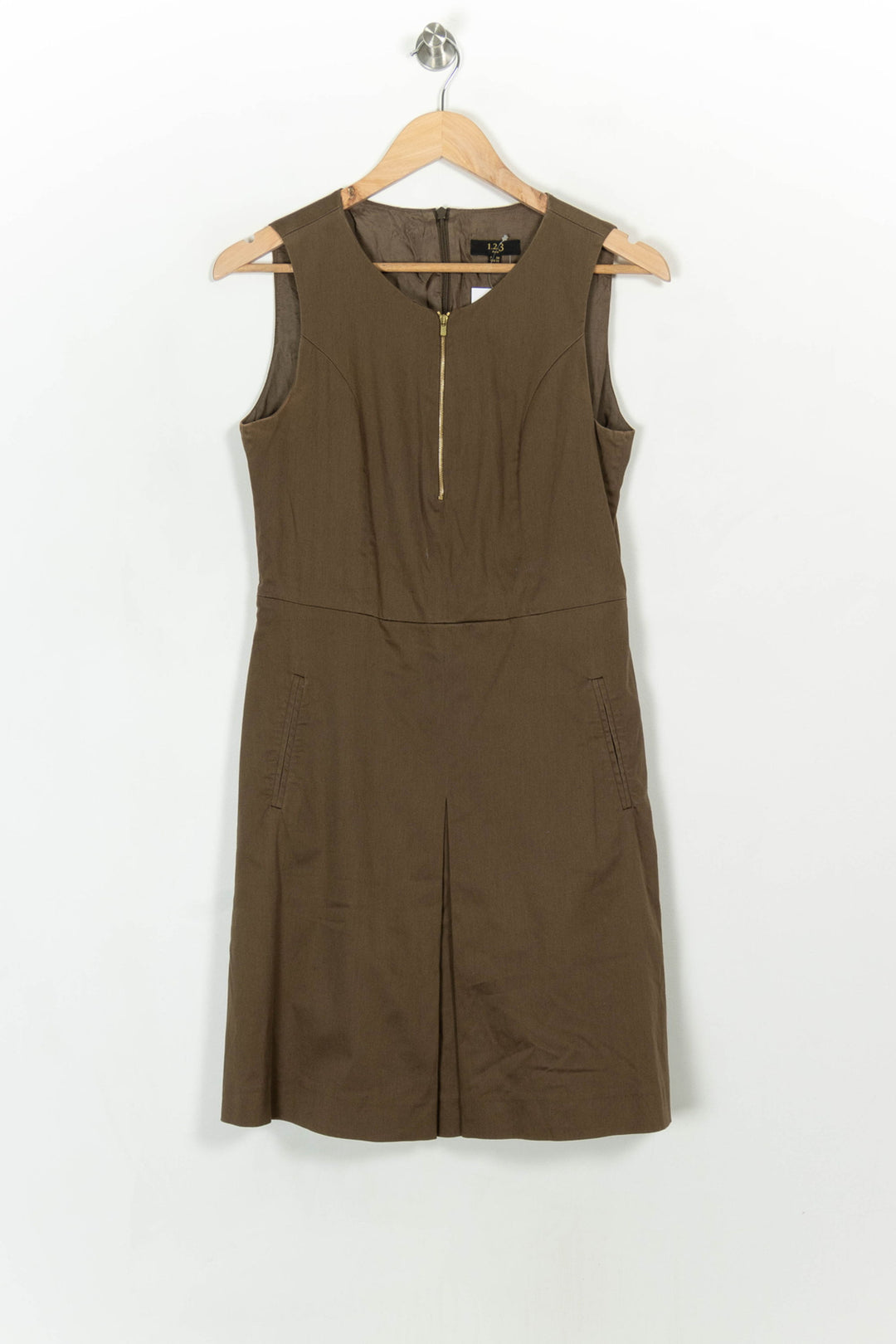 Robe Sans Manches Beige - Taille M/38 de la marque Maison 123 | PARAD116999 - Vendu par Paradigme - Image 2