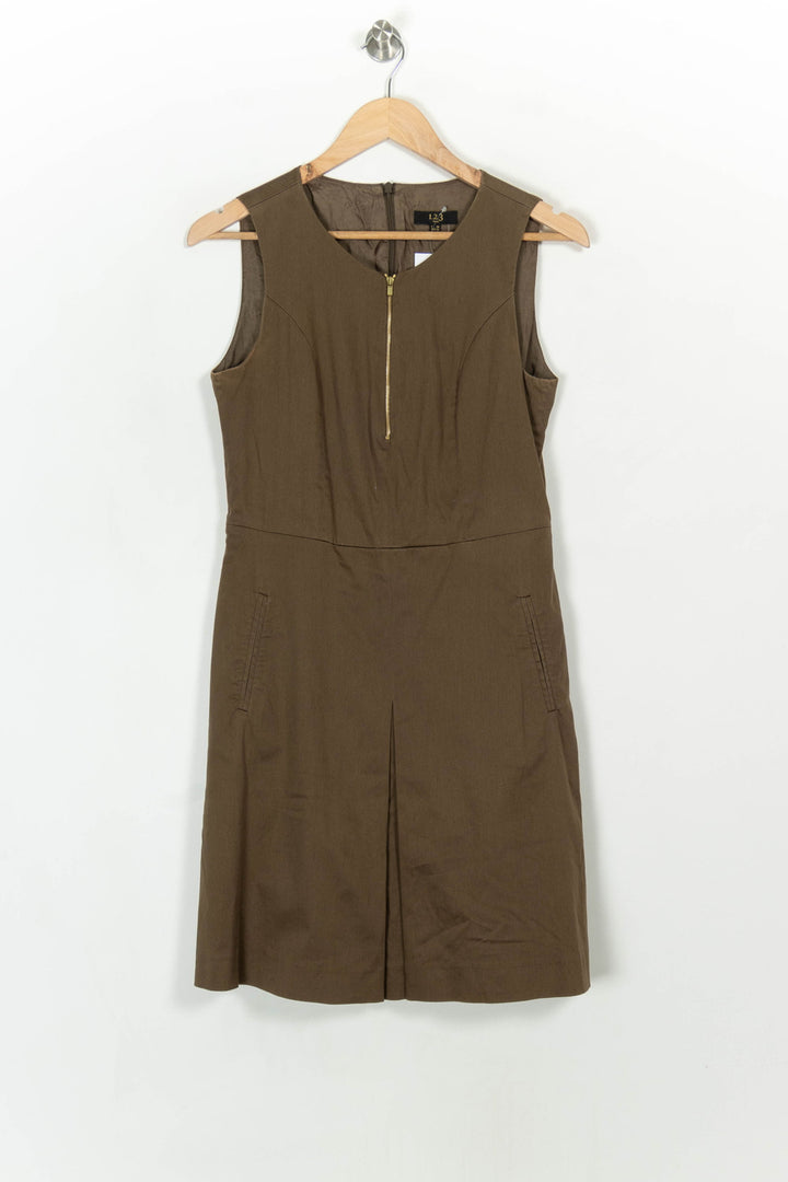 Robe Sans Manches Beige - Taille M/38 de la marque Maison 123 | PARAD116999 - Vendu par Paradigme - Image 2