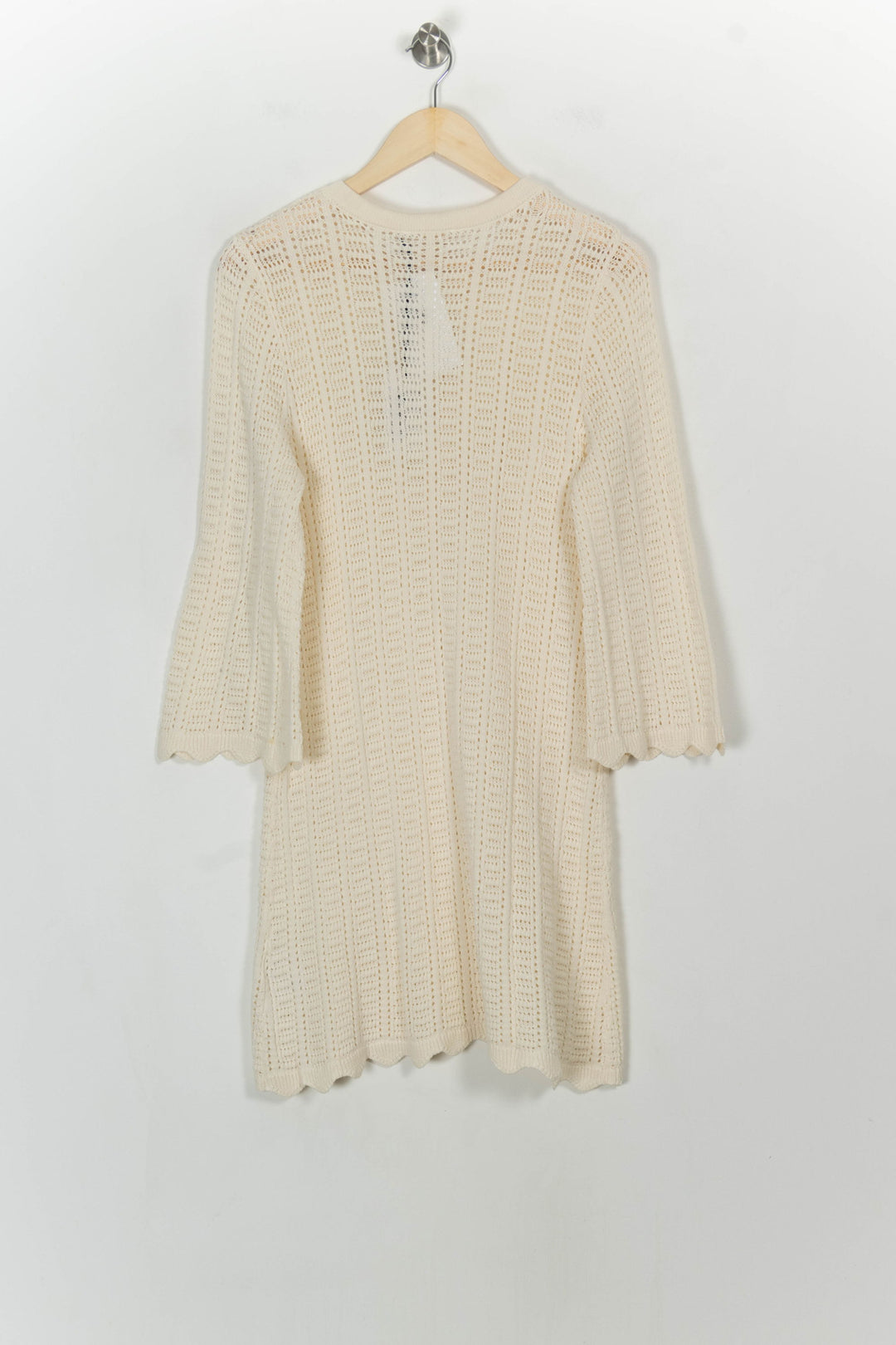 Robe Tricotée Beige - Taille S/36 de la marque Petite Mendigote | PARAD117000 - Vendu par Paradigme - Image 5