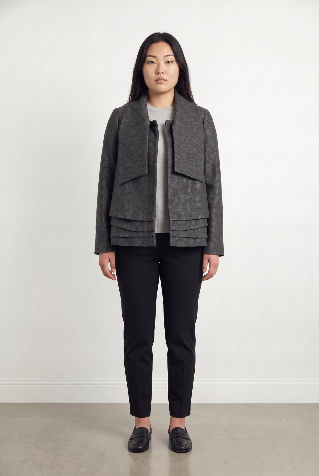 Veste Grise - Taille L/40 de la marque ZAPA | PARAD117001 - Vendu par Paradigme - Image 1