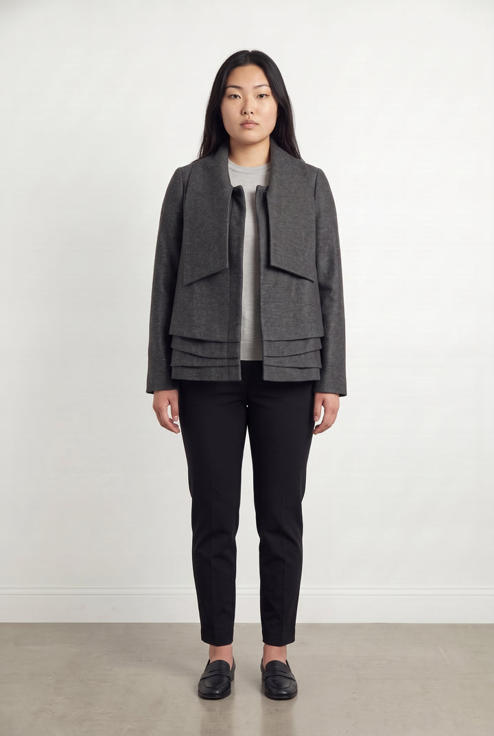 Veste Grise - Taille L/40 de la marque ZAPA | PARAD117001 - Vendu par Paradigme - Image 1
