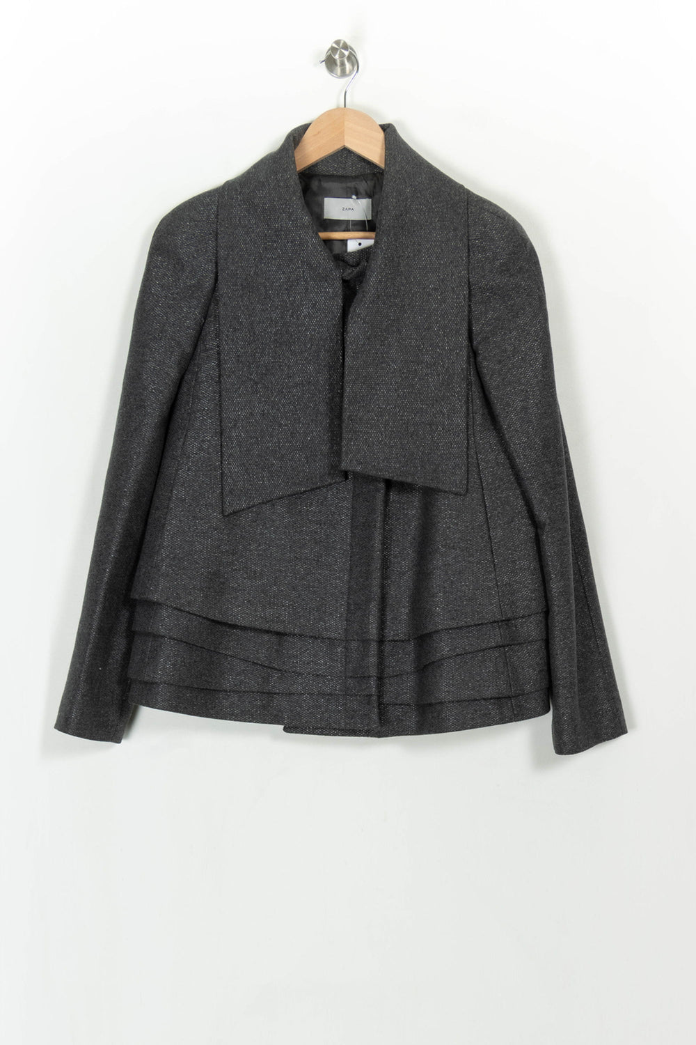 Veste Grise - Taille L/40 de la marque ZAPA | PARAD117001 - Vendu par Paradigme - Image 2