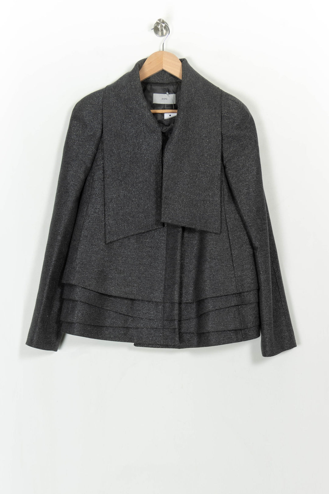 Veste Grise - Taille L/40 de la marque ZAPA | PARAD117001 - Vendu par Paradigme - Image 2