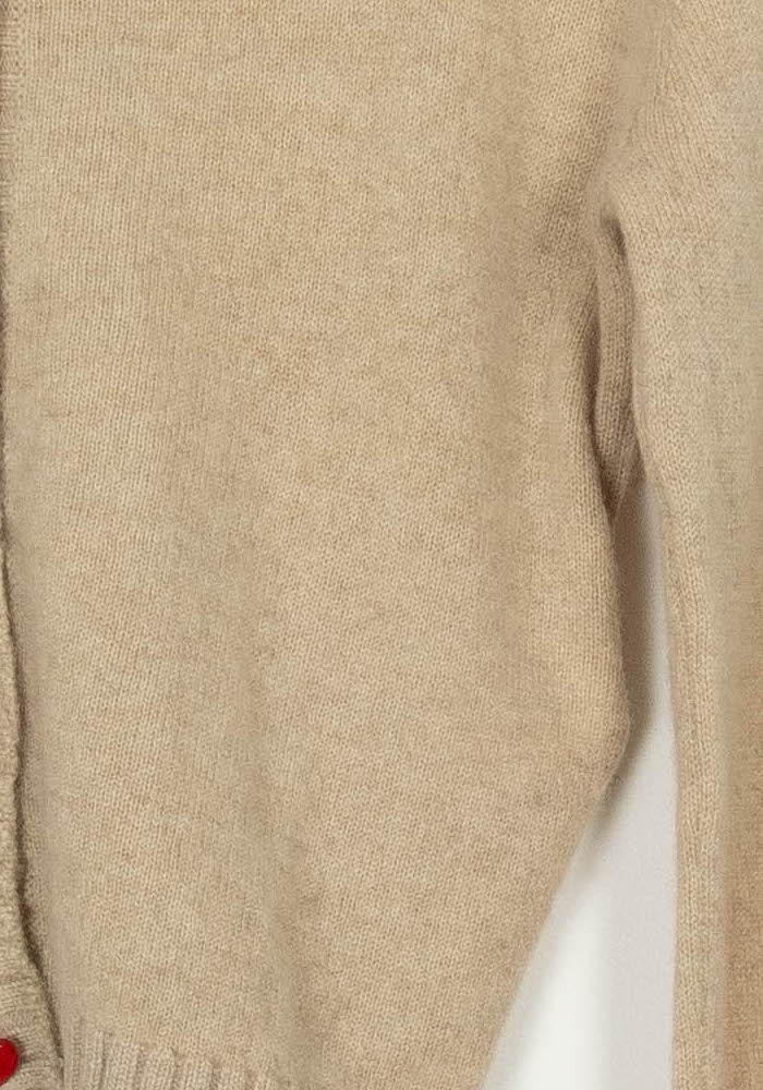 Cardigan Beige et Rouge - Taille M/38 de la marque From Future | PARAD117002 - Vendu par Paradigme - Image 3