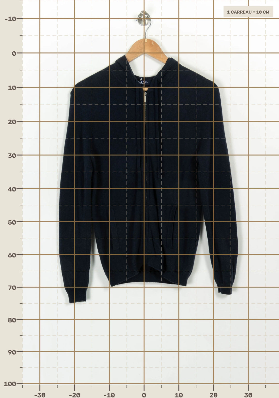 Gilet Bleu - Taille S/36 de la marque Caroll | PARAD117003 - Vendu par Paradigme - Image 4