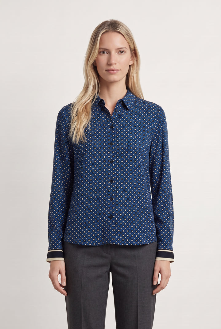 Chemise Bleue - Taille M/38 de la marque Caroll | PARAD117004 - Vendu par Paradigme - Image 1