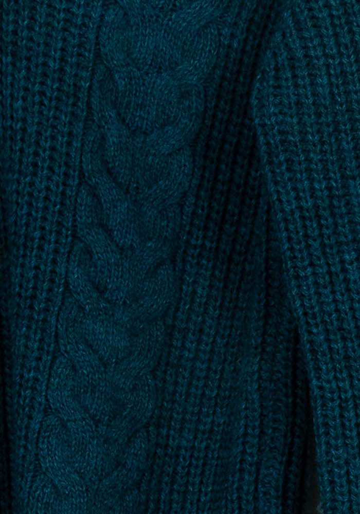 Pull Bleu - Taille S/36 de la marque La Fée Maraboutée | PARAD117006 - Vendu par Paradigme - Image 3
