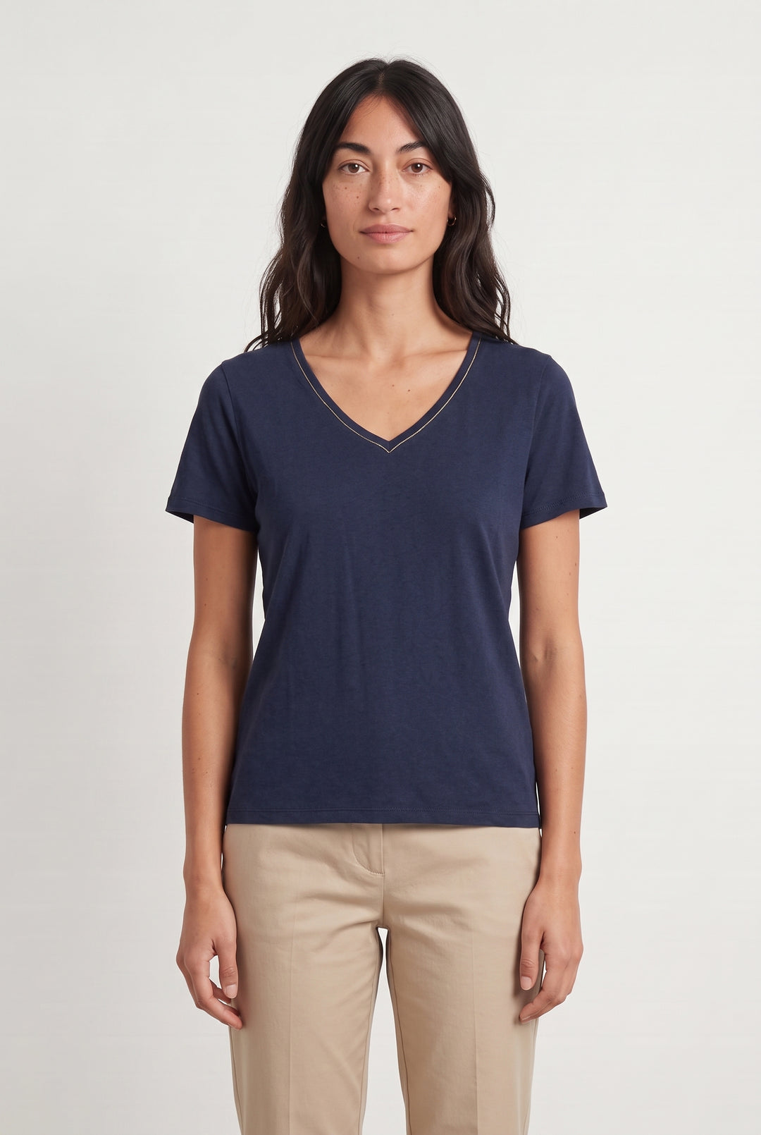 Tee-shirt Bleu - Taille S/36 de la marque Caroll | PARAD117008 - Vendu par Paradigme - Image 1