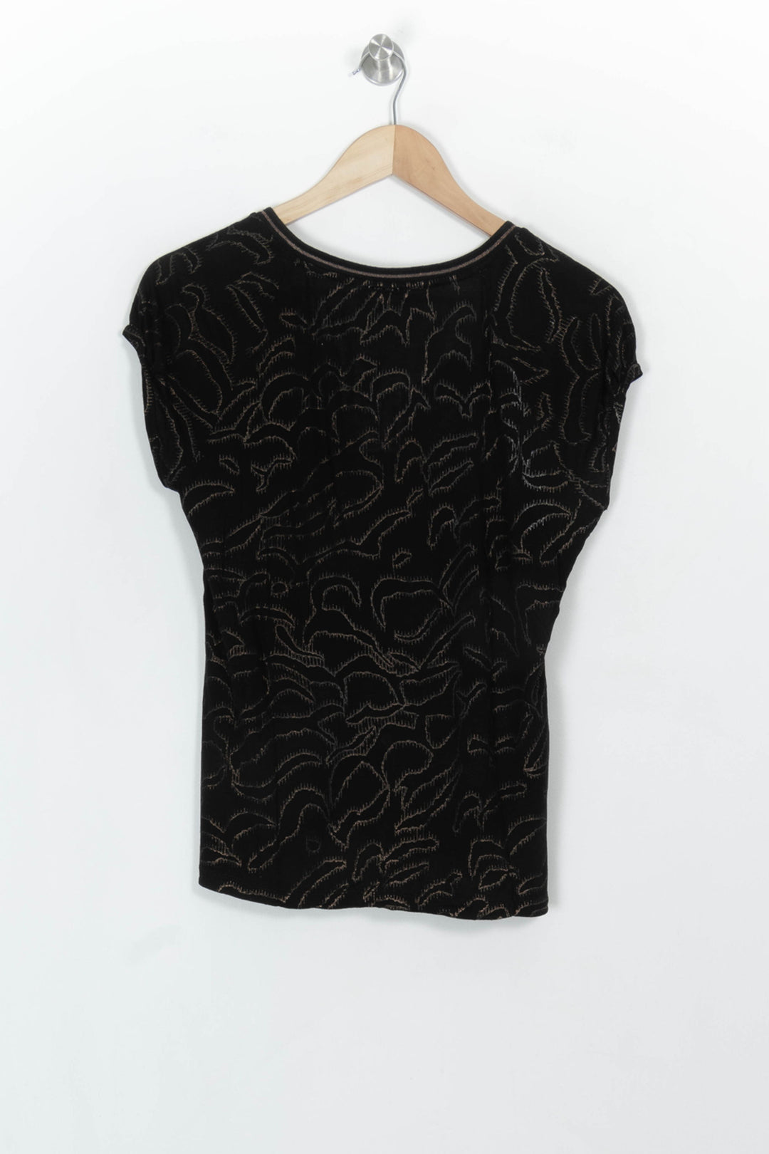 Tee-shirt Noir et Doré - Taille L/40 de la marque One Step | PARAD117009 - Vendu par Paradigme - Image 5