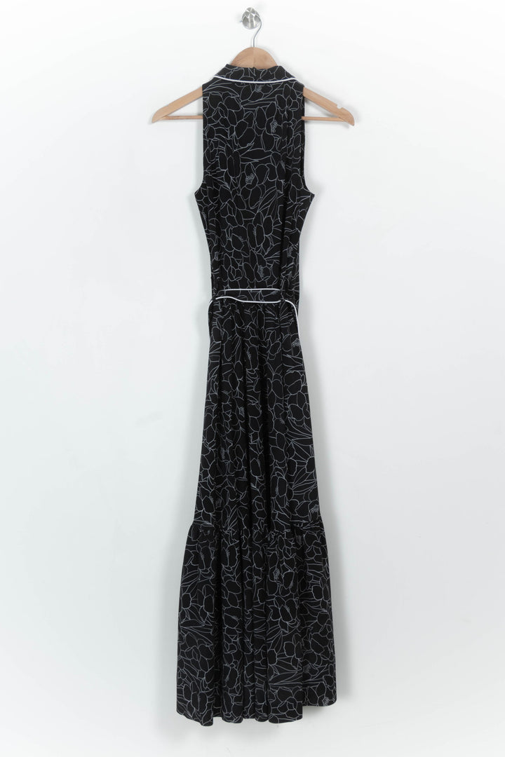 Robe Longue Noire - Taille M/38 de la marque Indies | PARAD117010 - Vendu par Paradigme - Image 5