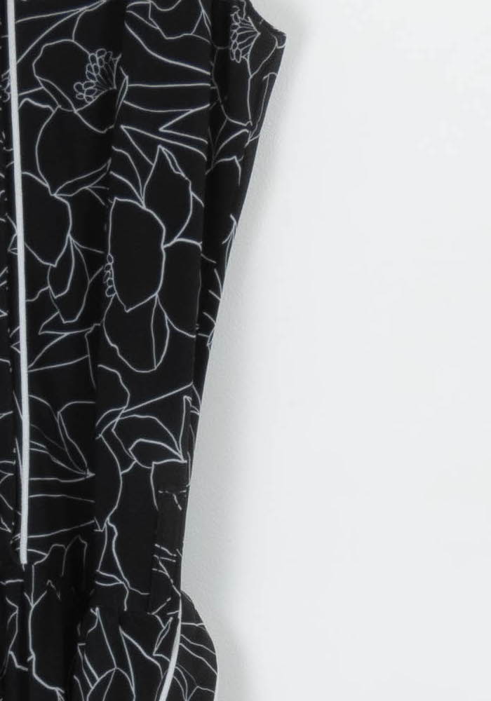 Robe Longue Noire - Taille M/38 de la marque Indies | PARAD117010 - Vendu par Paradigme - Image 3