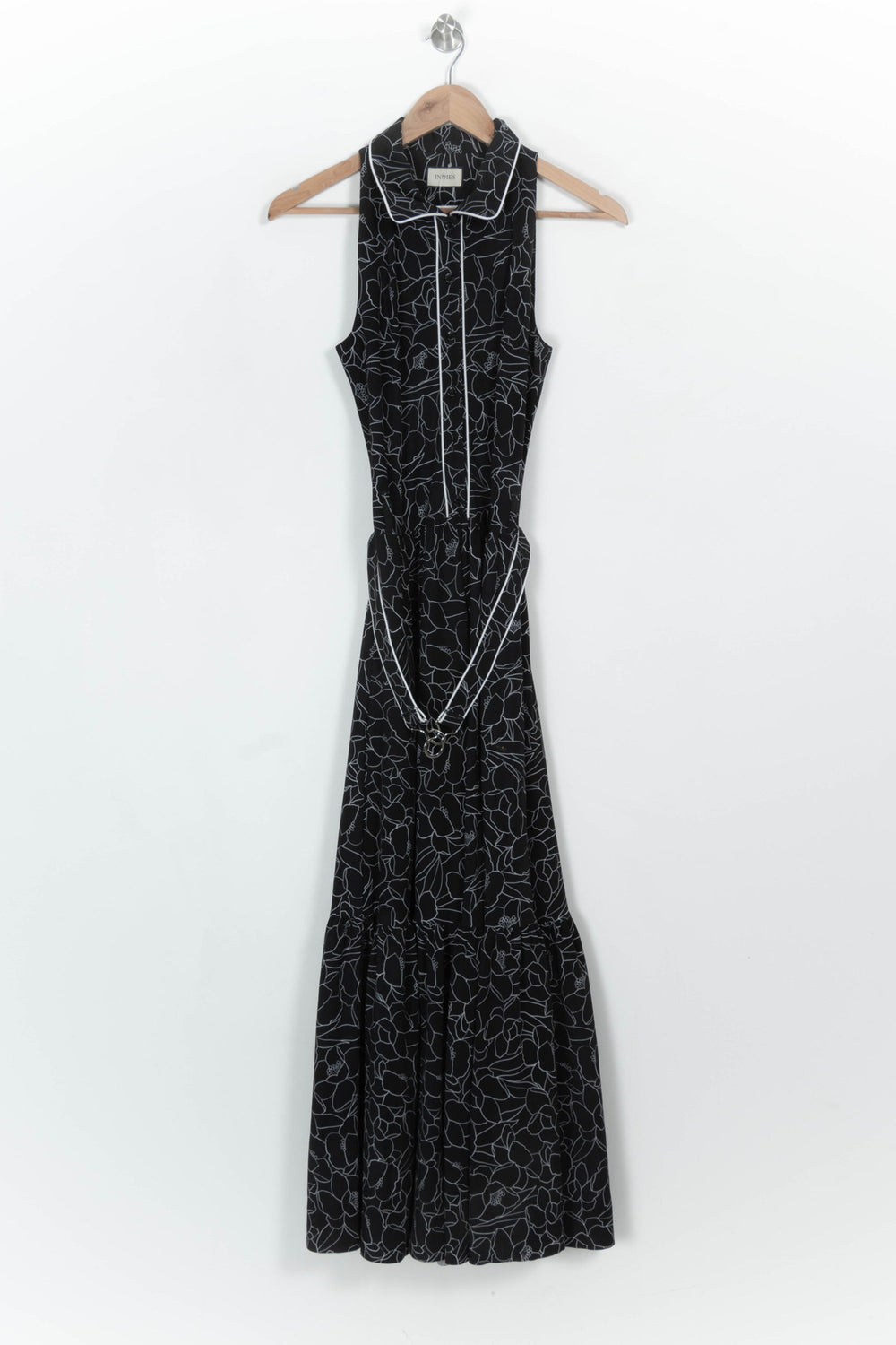 Robe Longue Noire - Taille M/38 de la marque Indies | PARAD117010 - Vendu par Paradigme - Image 2