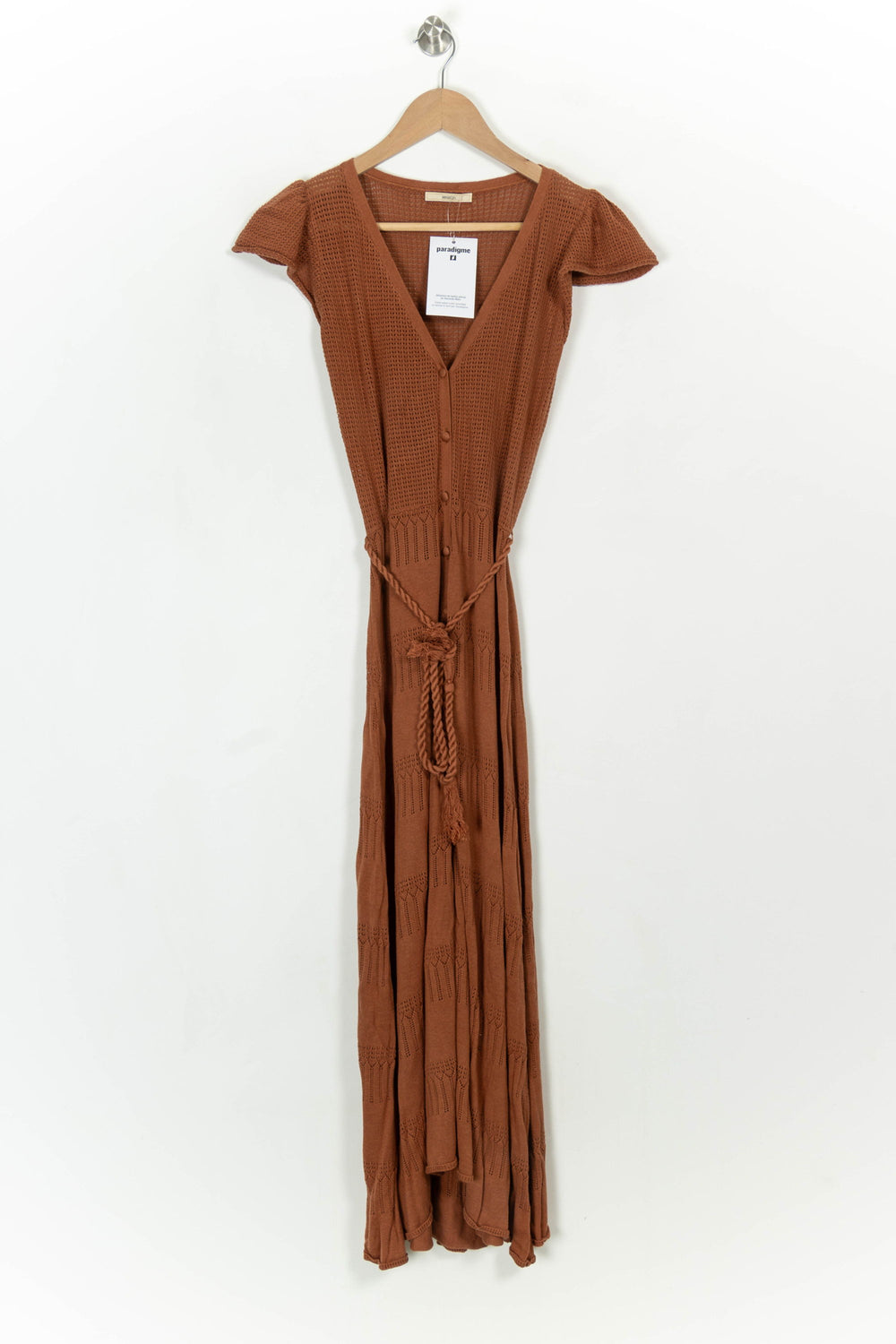 Robe Longue Marron - Taille S/36 de la marque Sessùn | PARAD117011 - Vendu par Paradigme - Image 2