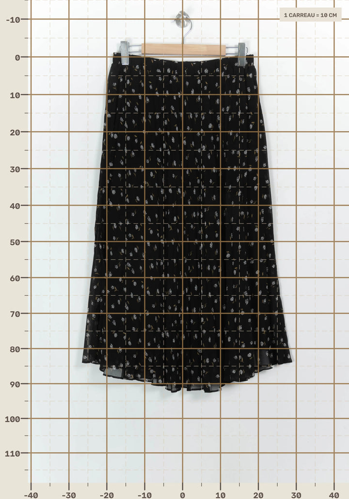 Jupe Plissée Noire - Taille XL/42 de la marque I.Code | PARAD117012 - Vendu par Paradigme - Image 4