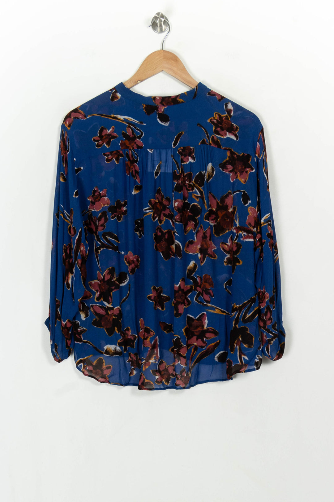 Blouse Bleue et Bordeaux - Taille XL/42 de la marque Gerard Darel | PARAD117013 - Vendu par Paradigme - Image 5