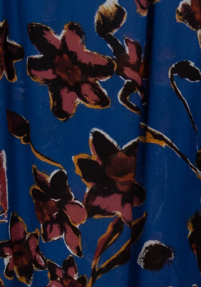 Blouse Bleue et Bordeaux - Taille XL/42 de la marque Gerard Darel | PARAD117013 - Vendu par Paradigme - Image 3