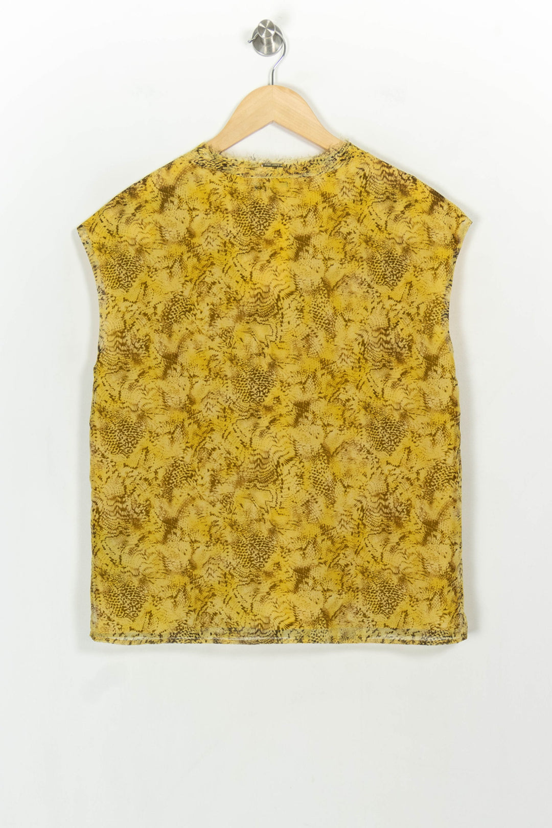 Blouse Jaune et Marron - Taille L/40 de la marque One Step | PARAD117014 - Vendu par Paradigme - Image 5