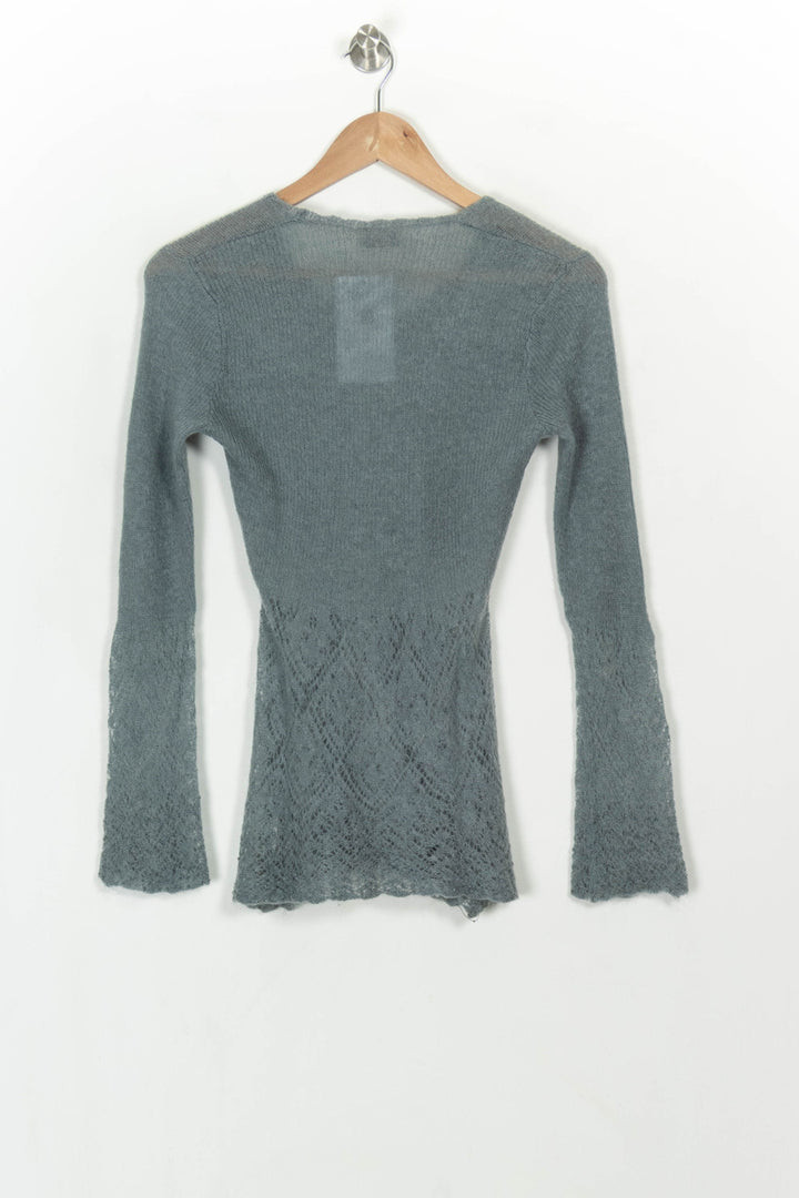 Pull Bleu - Taille XS/34 de la marque Gerard Darel | PARAD117015 - Vendu par Paradigme - Image 5