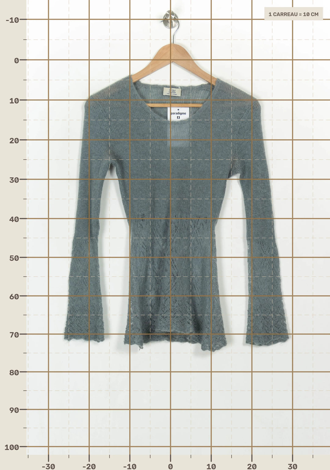 Pull Bleu - Taille XS/34 de la marque Gerard Darel | PARAD117015 - Vendu par Paradigme - Image 4