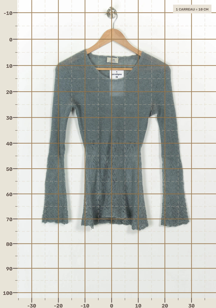 Pull Bleu - Taille XS/34 de la marque Gerard Darel | PARAD117015 - Vendu par Paradigme - Image 4