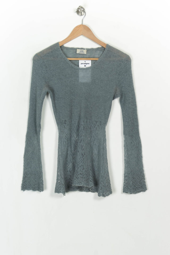 Pull Bleu - Taille XS/34 de la marque Gerard Darel | PARAD117015 - Vendu par Paradigme - Image 2