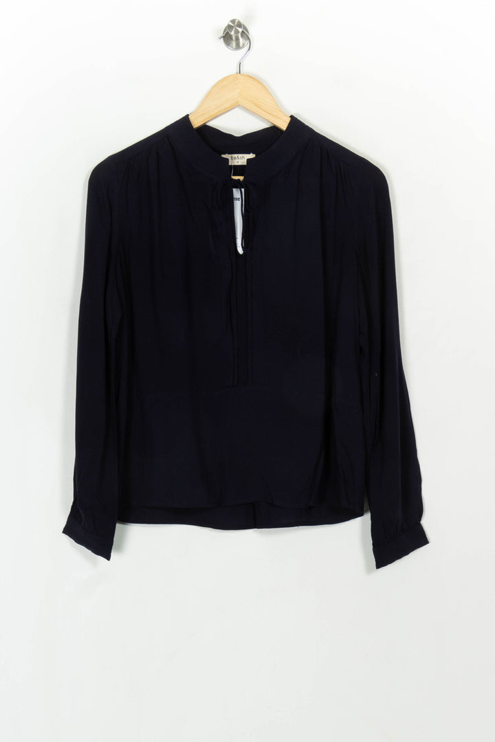 Blouse Bleue - Taille XS/34 de la marque ba&amp;sh | PARAD117017 - Vendu par Paradigme - Image 2