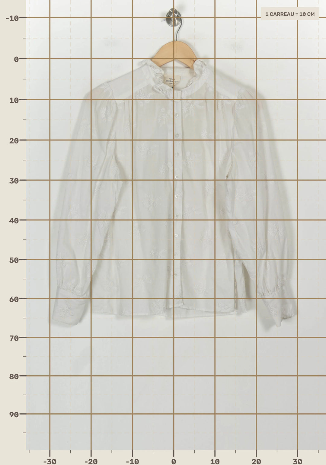 Blouse Blanche - Taille M/38 de la marque Petite Mendigote | PARAD117019 - Vendu par Paradigme - Image 4
