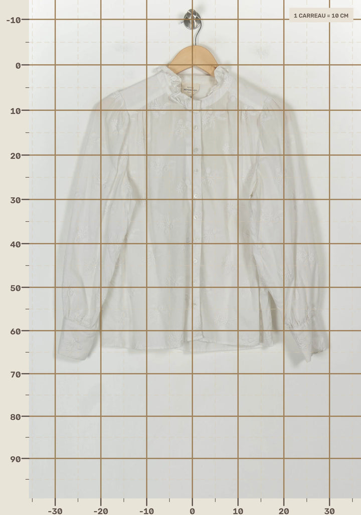 Blouse Blanche - Taille M/38 de la marque Petite Mendigote | PARAD117019 - Vendu par Paradigme - Image 4
