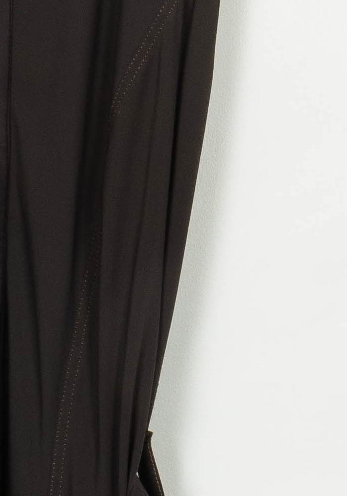 Robe Midi Marron - Taille M/38 de la marque Indies | PARAD117021 - Vendu par Paradigme - Image 3