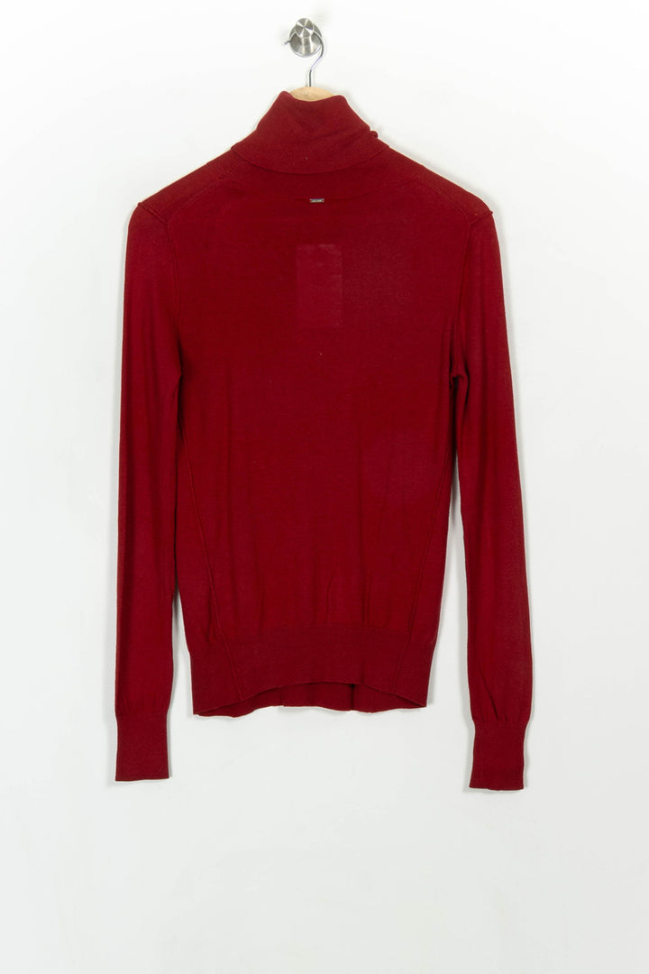 Pull Col Roulé Bordeaux - Taille M/38 de la marque IKKS | PARAD117022 - Vendu par Paradigme - Image 5