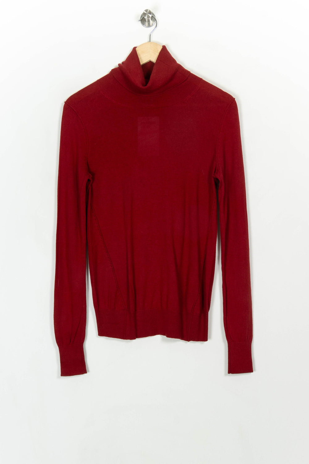 Pull Col Roulé Bordeaux - Taille M/38 de la marque IKKS | PARAD117022 - Vendu par Paradigme - Image 2