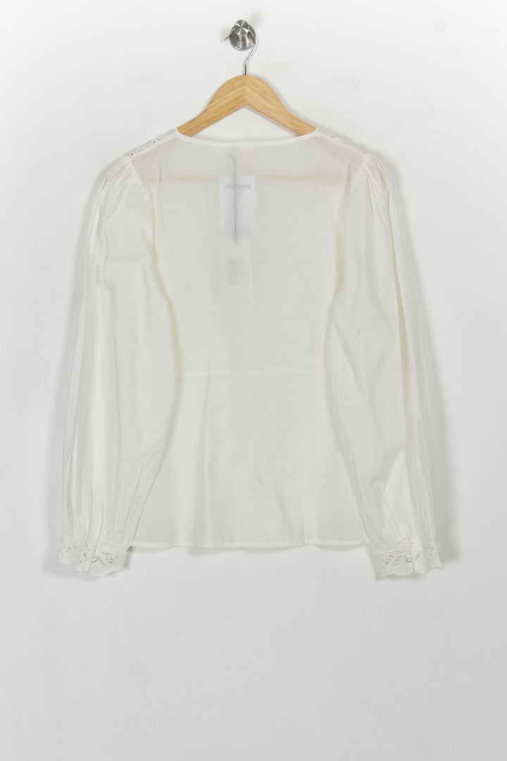 Blouse Blanche - Taille L/40 de la marque Petite Mendigote | PARAD117023 - Vendu par Paradigme - Image 5