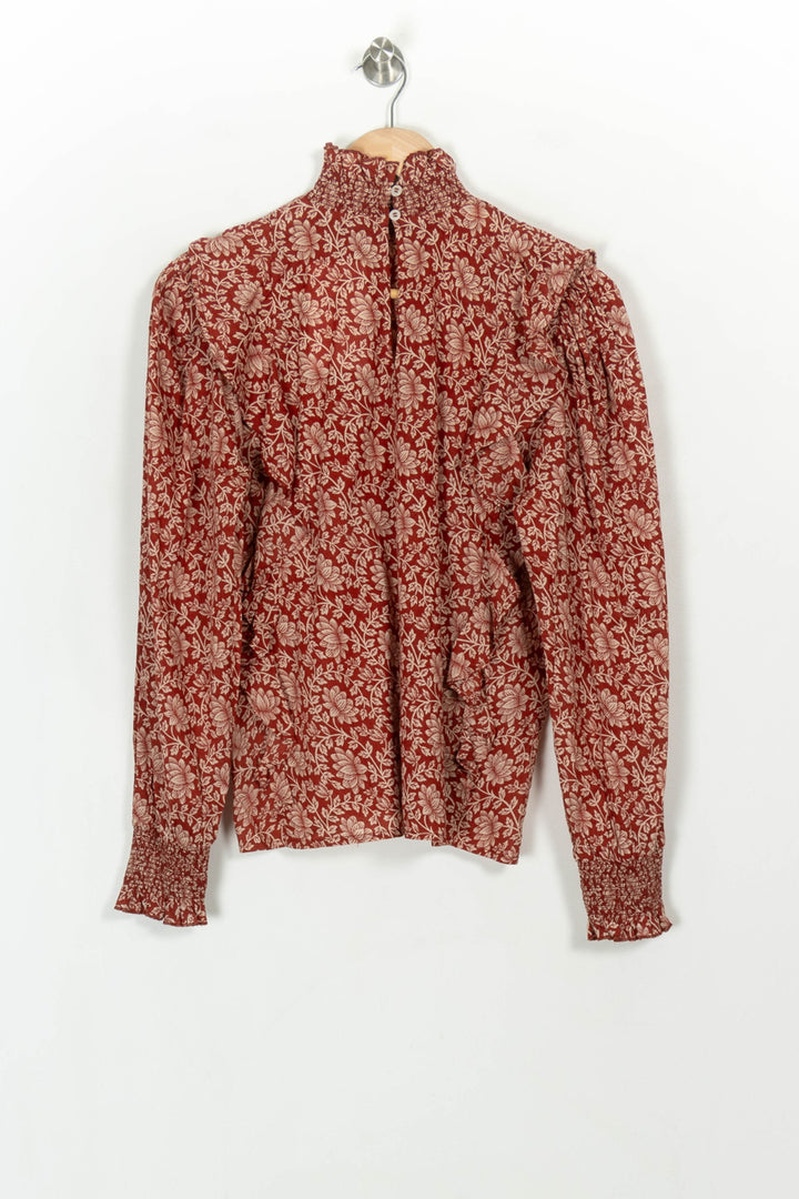 Blouse Rouge et Blanche - Taille M/38 de la marque Petite Mendigote | PARAD117024 - Vendu par Paradigme - Image 5