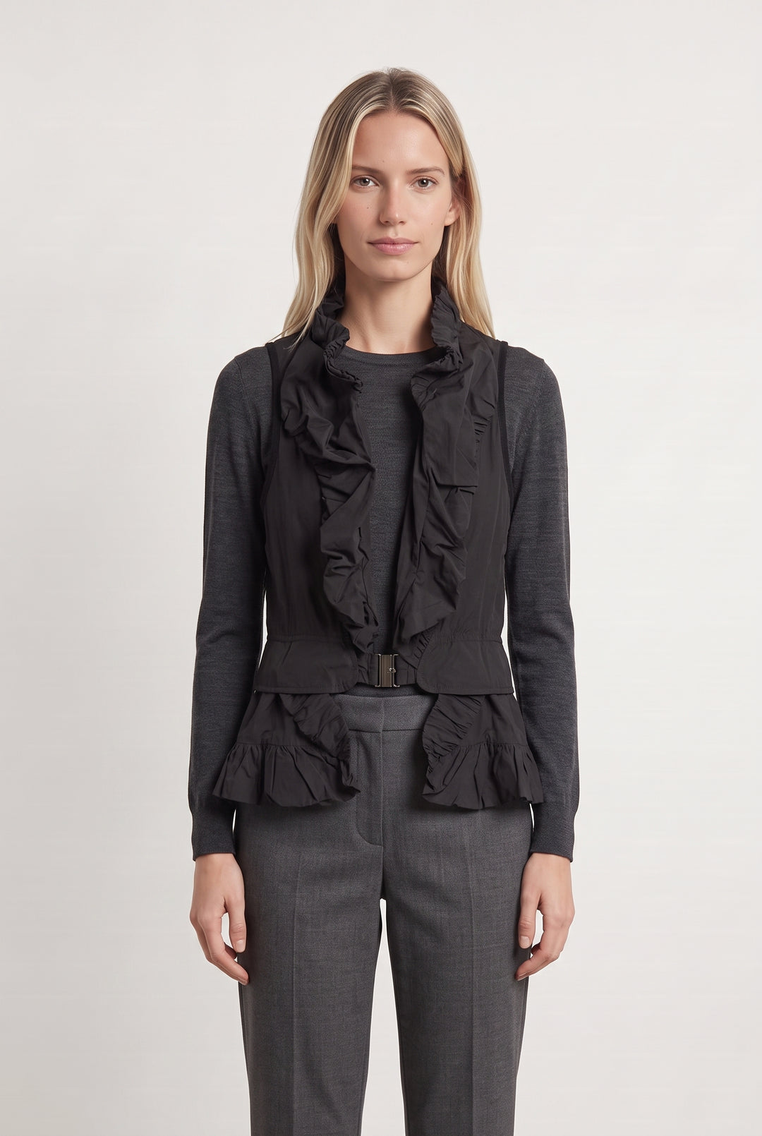 Gilet Noir - Taille M/38 de la marque Indies | PARAD117025 - Vendu par Paradigme - Image 1