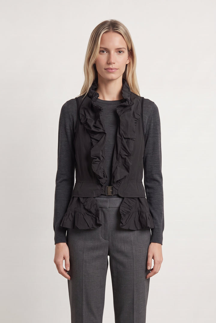 Gilet Noir - Taille M/38 de la marque Indies | PARAD117025 - Vendu par Paradigme - Image 1