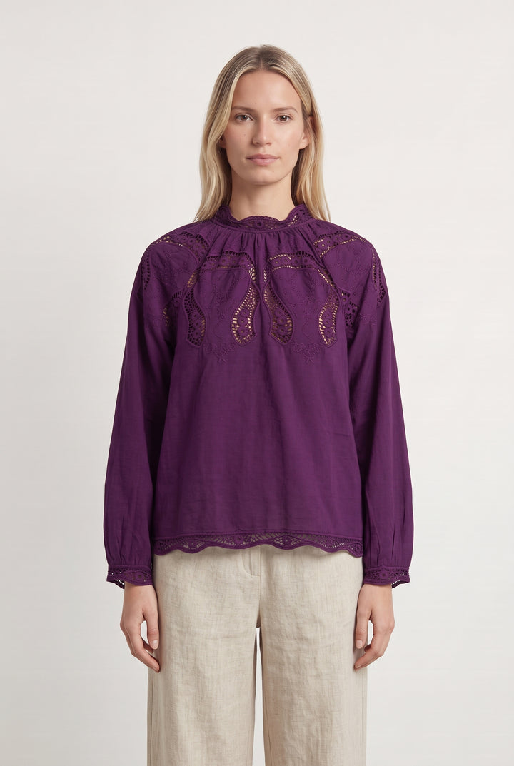 Blouse Violette - Taille M/38 de la marque Petite Mendigote | PARAD117026 - Vendu par Paradigme - Image 1