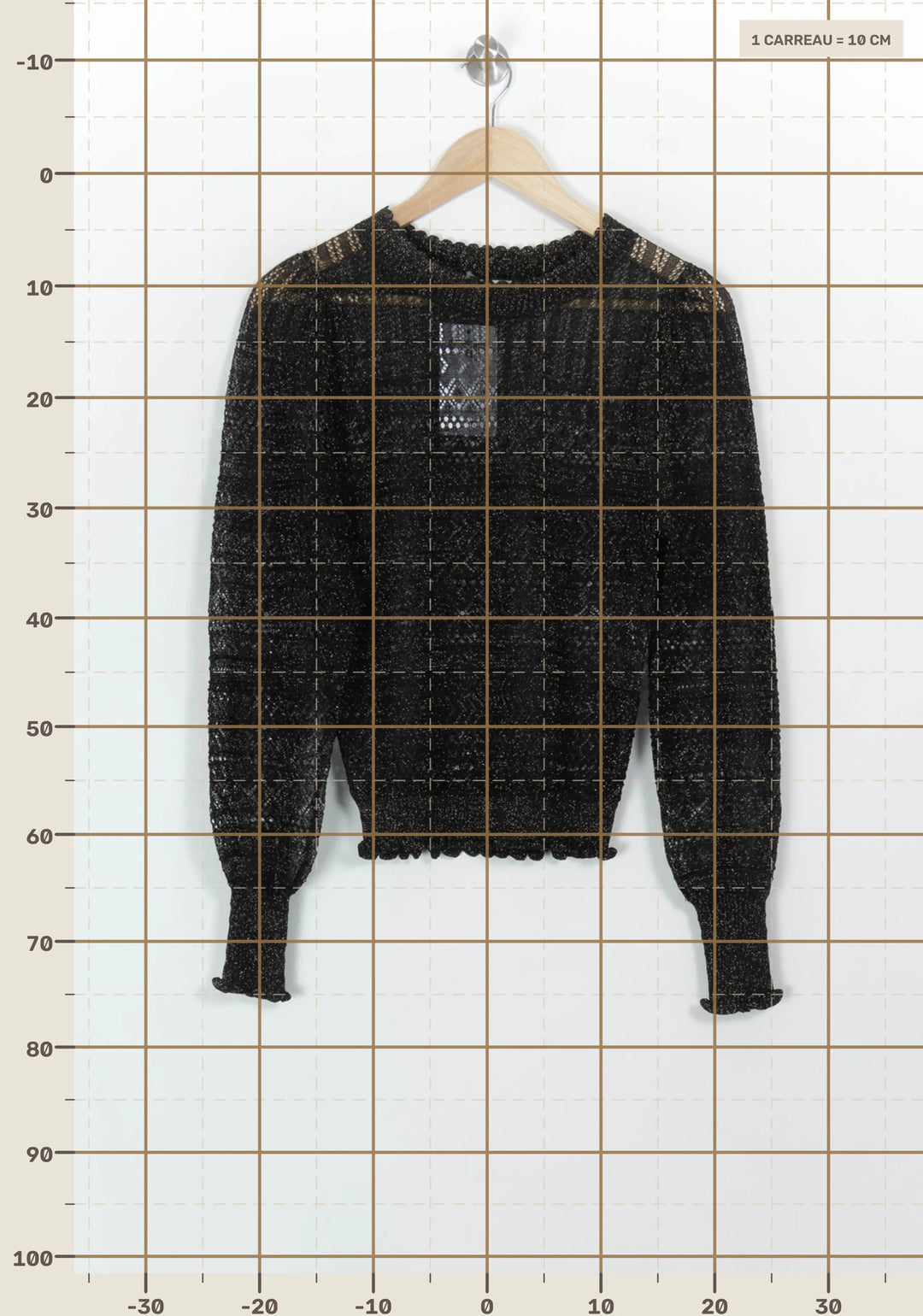 Blouse Noire - Taille M/38 de la marque Petite Mendigote | PARAD117028 - Vendu par Paradigme - Image 4