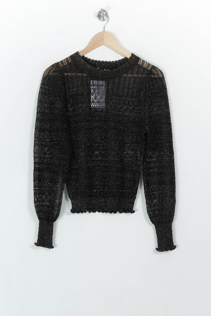 Blouse Noire - Taille M/38 de la marque Petite Mendigote | PARAD117028 - Vendu par Paradigme - Image 2
